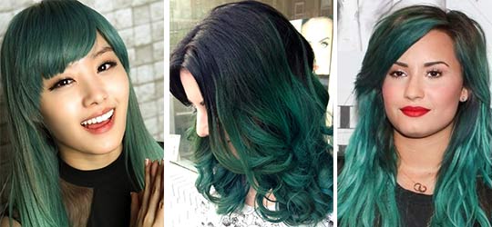 hair color green