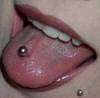 tongue piercing